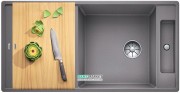 Мойка для кухни прямоугольная BLANCO Axia III XL 6 S-F SILGRANIT® алюметаллик 523522
