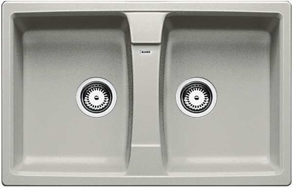 Мойка для кухни прямоугольная BLANCO LEXA 8 SILGRANIT врезная  жемчужный 520561
