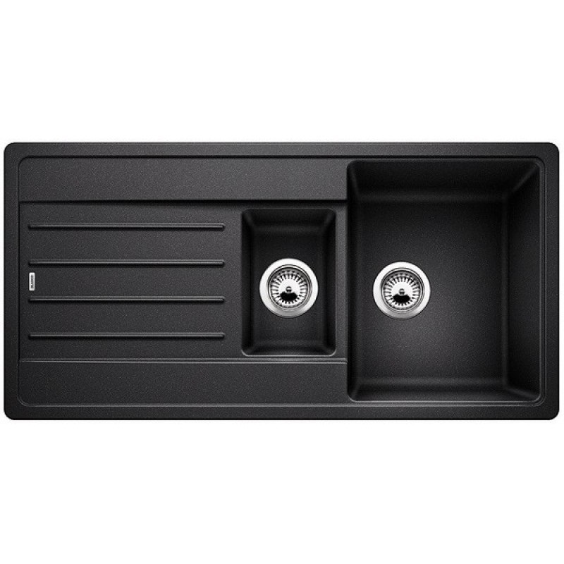 Мойка для кухни прямоугольная BLANCO Legra 6S SILGRANIT® антрацит 522207