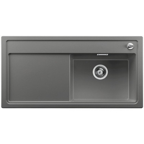 Мойка для кухни прямоугольная Blanco Zenar XL 6 S-F SILGRANIT клапан-автомат  чаша справа  алюметаллик 523888