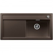 Мойка для кухни прямоугольная Blanco Zenar XL 6 S-F SILGRANIT клапан-автомат  чаша справа  кофе 523892