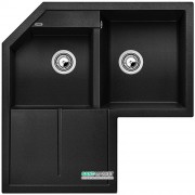 Мийка для кухні кутова BLANCO METRA 9 Е SILGRANIT врізна антрацит 515576