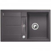 Мойка для кухни оборачиваемая прямоугольная Blanco METRA 45 S-F клапан-автомат  темная скала 519086