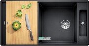 Мойка для кухни прямоугольная BLANCO Axia III XL 6 S-F SILGRANIT® антрацит 523520