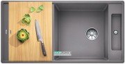 Мойка для кухни прямоугольная BLANCO Axia III XL 6 S-F SILGRANIT® алюметаллик 523522