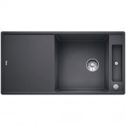 Мийка для кухні прямокутна BLANCO Axia III XL 6 S-F SILGRANIT® темна скеля 523527