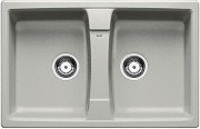 Мойка для кухни прямоугольная BLANCO LEXA 8 SILGRANIT врезная  жемчужный 520561