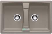 Мийка для кухні прямокутна BLANCO LEXA 8 SILGRANIT врізна сірий беж 517340