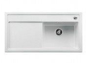 Мойка для кухни прямоугольная Blanco Zenar XL 6 S-F SILGRANIT клапан-автомат  чаша справа  белый 523889