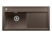 Мийка для кухні прямокутна Blanco Zenar XL 6 S-F SILGRANIT клапан-автомат чаша зліва кави 523915