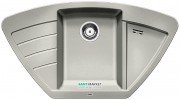 Мойка для кухни угловая BLANCO ZIA 9 E SILGRANIT трапециевидная  врезная  жемчужный 520642
