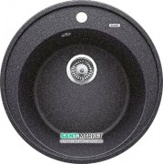 Мойка для кухни круглая BLANCO RIONA 45 врезная  искусственный гранит  антрацит 521396