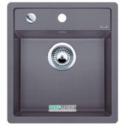 Мойка для кухни квадратная Blanco DALAGO 45-F SILGRANIT клапан-автомат  темная скала 518847