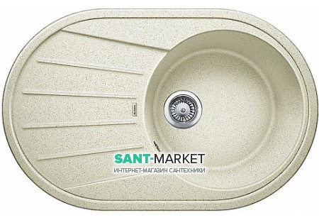 Мойка для кухни овальная BLANCO TAMOS 45 S  врезная  искусственный гранит  жасмин 521393