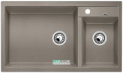 Мойка для кухни прямоугольная BLANCO METRA 9 SILGRANIT  врезная  чаша слева  серый беж 517364