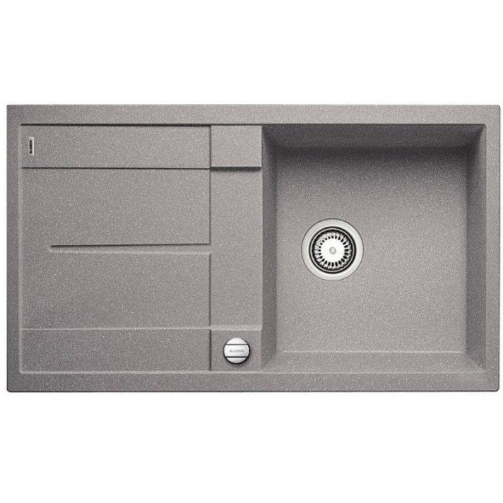 Мойка для кухни прямоугольная Blanco METRA 5 S-F клапан-автомат  алюметаллик 519098