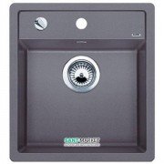 Мойка для кухни квадратная Blanco DALAGO 45-F SILGRANIT клапан-автомат  темная скала 518847