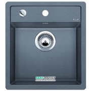 Мойка для кухни квадратная Blanco DALAGO 45-F SILGRANIT клапан-автомат  алюметаллик 517167