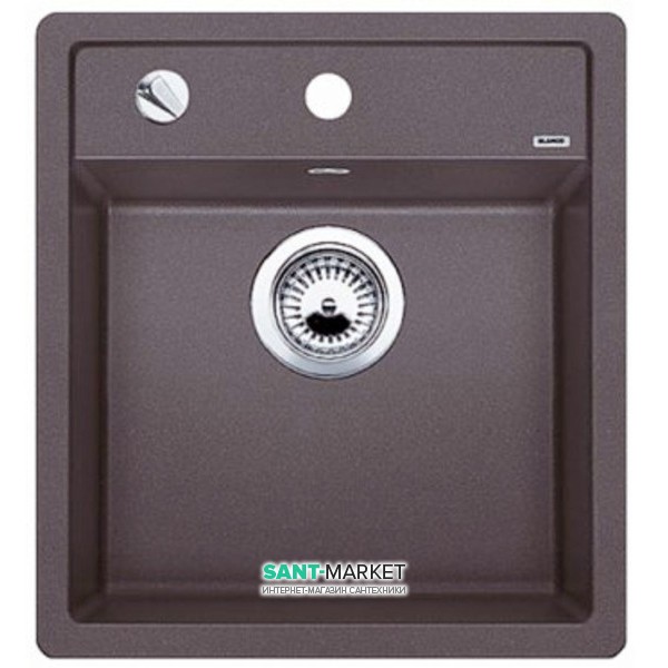 Мийка для кухні квадратна Blanco DALAGO 45-F SILGRANIT клапан-автомат кави 517171