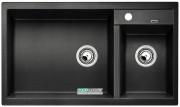 Мойка для кухни прямоугольная BLANCO METRA 9 SILGRANIT  врезная чаша слева  антрацит 513273