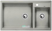 Мойка для кухни прямоугольная BLANCO METRA 9 SILGRANIT  врезная  чаша слева  жемчужный 520586