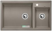 Мойка для кухни прямоугольная BLANCO METRA 9 SILGRANIT  врезная  чаша слева  серый беж 517364