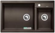 Мойка для кухни прямоугольная BLANCO METRA 9 SILGRANIT  врезная  чаша слева  кофе 515050