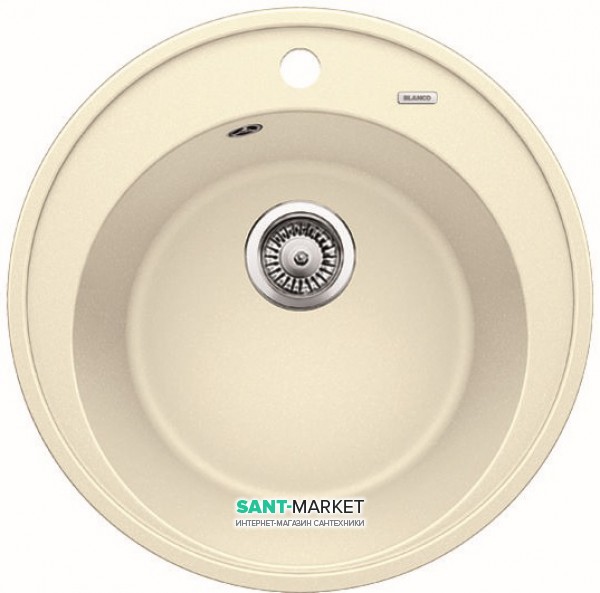Мойка для кухни круглая Blanco RIONA 45 врезная  искусственный гранит  жасмин 521399