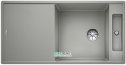 Мойка для кухни прямоугольная BLANCO Axia III XL 6S SILGRANIT врезная  с клапаном-автоматом  жемчужный 523503