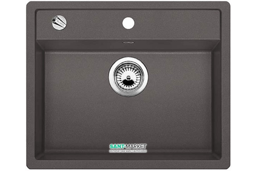 Мойка для кухни прямоугольная Blanco DALAGO 6-F искусственный гранит  темная скала 518851