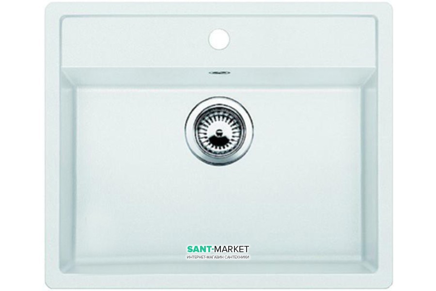 Мийка для кухні прямокутна Blanco DALAGO 6-F штучний граніт білий 514771