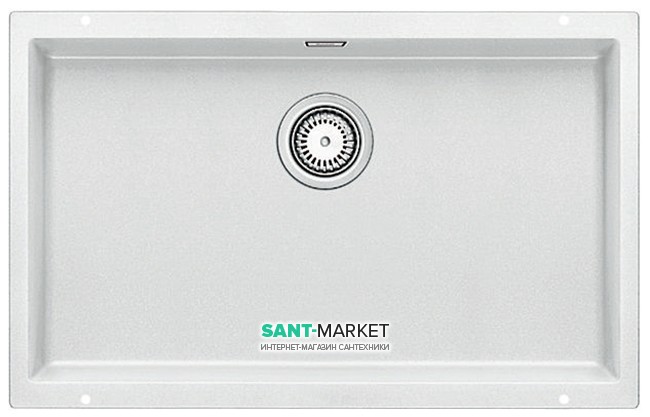 Мийка для кухні прямокутна BLANCO SUBLINE 700-U SILGRANIT під стільницю білий 523446