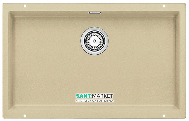 Мойка для кухни прямоугольная BLANCO SUBLINE 700-U SILGRANIT под столешницу  шампань 523448