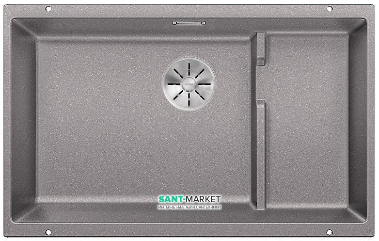 Мийка для кухні прямокутна BLANCO SUBLINE 700-U Level SILGRANIT під стільницю алюметаллик 523540