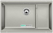 Мийка для кухні прямокутна BLANCO SUBLINE 700-U Level SILGRANIT під стільницю перловий 523541