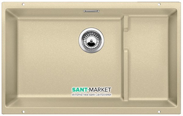 Мойка для кухни прямоугольная BLANCO SUBLINE 700-U Level SILGRANIT под столешницу  шампань 523544