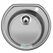 Мийка для кухні кругла Blanco Rondoval нержавіюча сталь декор 513314