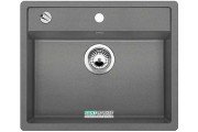 Мийка для кухні прямокутна Blanco DALAGO 6-F штучний граніт алюметаллик 514770