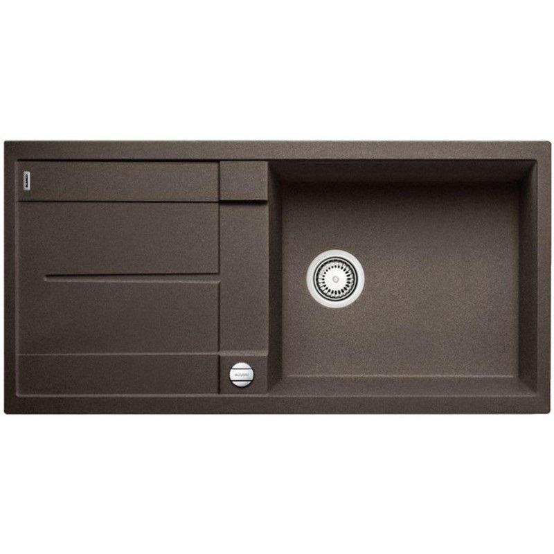 Мийка для кухні прямокутна Blanco METRA XL 6 S-F штучний граніт кави 519157