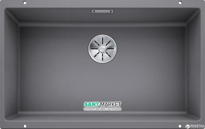 Мойка для кухни прямоугольная BLANCO SUBLINE 700-U SILGRANIT под столешницу  алюметаллик 523444