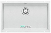 Мойка для кухни прямоугольная BLANCO SUBLINE 700-U SILGRANIT под столешницу  белый 523446