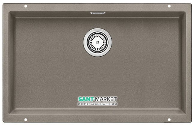 Мийка для кухні прямокутна BLANCO SUBLINE 700-U SILGRANIT під стільницю сірий беж 523449