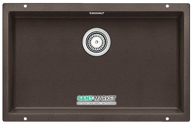 Мийка для кухні прямокутна BLANCO SUBLINE 700-U SILGRANIT під стільницю кави 523451