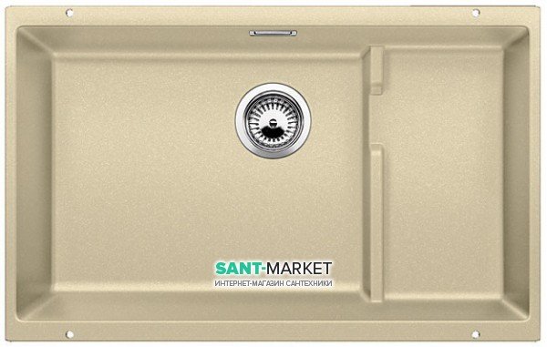 Мийка для кухні прямокутна BLANCO SUBLINE 700-U Level SILGRANIT під стільницю шампань 523544