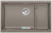 Мойка для кухни прямоугольная BLANCO SUBLINE 700-U Level SILGRANIT под столешницу  серый беж 523545