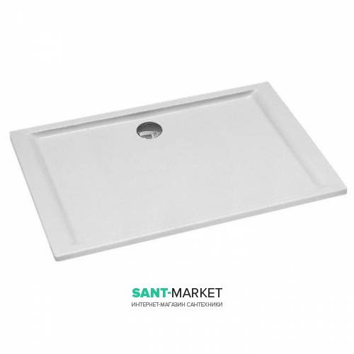 Душовий піддон Kolo Pacyfik 100х90 прямокутний білий XBP0719101