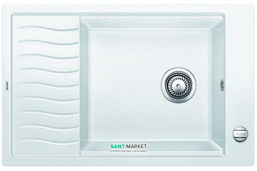 Мойка для кухни прямоугольная Blanco ELON XL 6 S-F искусственный гранит  оборачиваемая  белый 524857