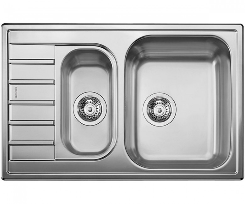 Мийка для кухні прямокутна Blanco Livit 6S Compact нержавіюча сталь декор 515794