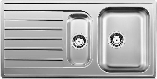 Мойка для кухни прямоугольная Blanco Livit 6 S нержавеющая сталь декор 514797