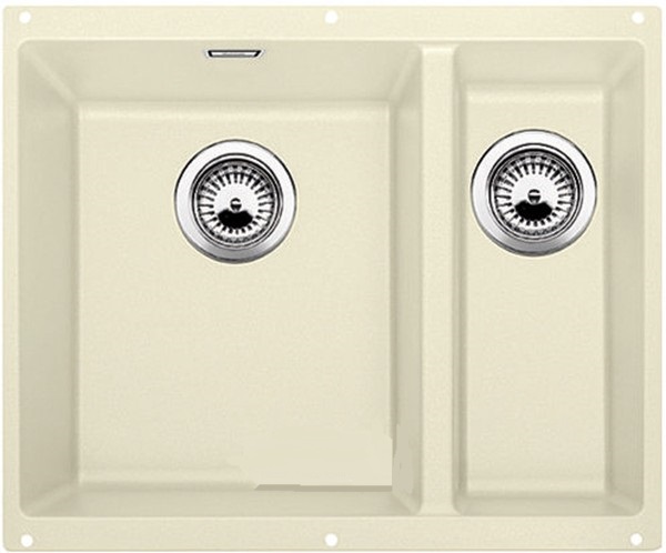 Мойка для кухни прямоугольная BLANCO SUBLINE 340/160-U SILGRANIT под столешницу  чаша слева  жасмин 523553